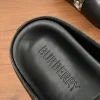Burberry Urchin Men's Black Suede Slide with Check
