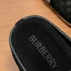 Burberry Urchin Men's Black Suede Slide with B Buckle