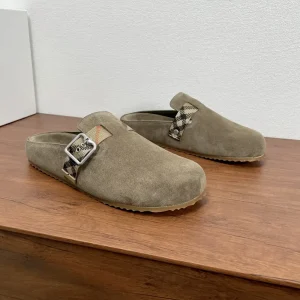 burberry-urchin-mens-suede-slide-iconic-check-side-view-3 Burberry Urchin Men's Suede Slide with Iconic Check