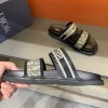dior-dway-mens-black-embroidered-slide-side-view Dior Dway Men's Black Embroidered Slide