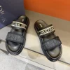 Dior Dway Men's Slides - Embroidered Cotton