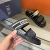 Dior Dway Men's Slides - Embroidered Cotton