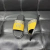Gucci GG Supreme Slide Men's Yellow Rubber Slide