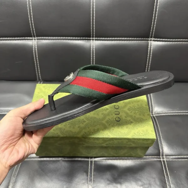 Gucci Men's Thong Sandal with Anti-Slip Rubber Sole