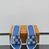 Louis Vuitton Pool Pillow Men's Blue Canvas Slide