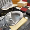 Louis Vuitton LV Tatic Runner Grey Silk Sneaker