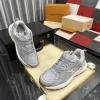 Louis Vuitton LV Tatic Runner Grey Silk Sneaker