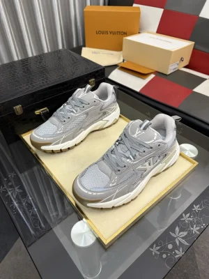 Louis Vuitton LV Tatic Runner Grey Silk Sneaker