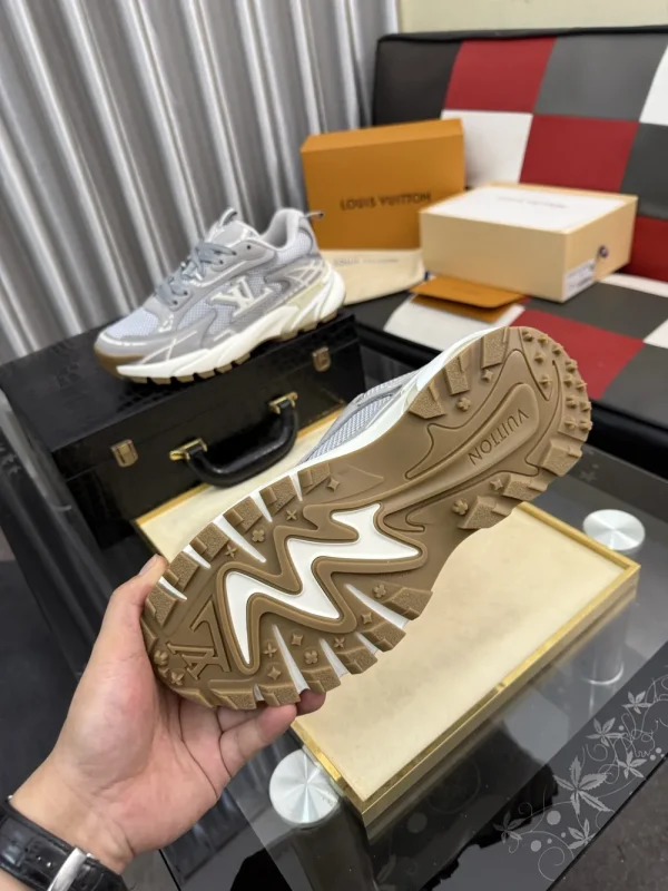 Louis Vuitton LV Tatic Runner Grey Silk Sneaker