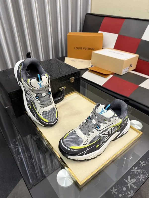 Louis Vuitton LV Tatic Runner Men's Silk Cowhide Sneaker
