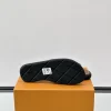 Louis Vuitton Men's Brown Leather Slide Comfort Mule
