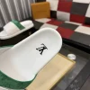 Louis Vuitton Men's Cowhide Rubber Slides - Iconic Sole