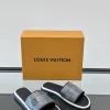 Louis Vuitton Men's LV Easy Mules Leather Slides