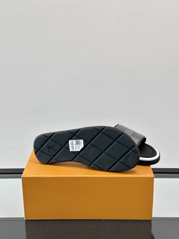 Louis Vuitton Men's LV Easy Mules Leather Slides