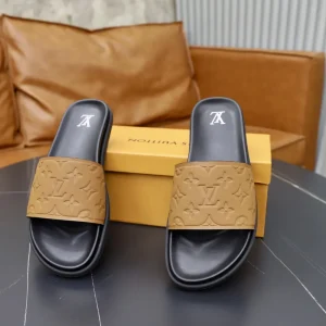 Louis Vuitton Men's Sunbath Flat Mule Slide