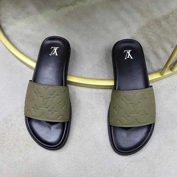 Louis Vuitton Men's Sunbath Flat Mule Slide