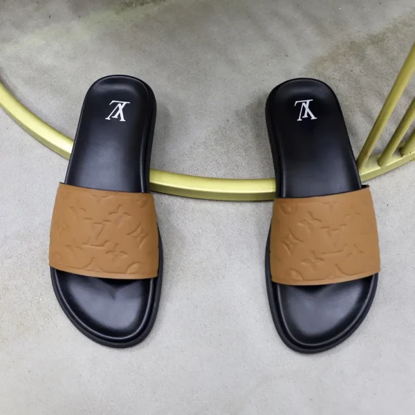 Louis Vuitton Men's Sunbath Flat Mule Slide
