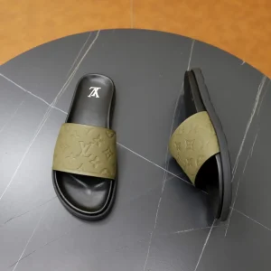 Louis Vuitton Men's Sunbath Flat Mule Slide