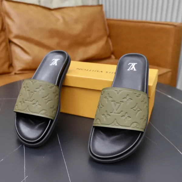 Louis Vuitton Men's Sunbath Flat Mule Slide