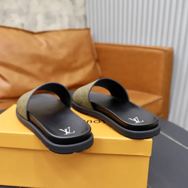 Louis Vuitton Men's Sunbath Flat Mule Slide