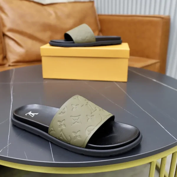 Louis Vuitton Men's Sunbath Flat Mule Slide