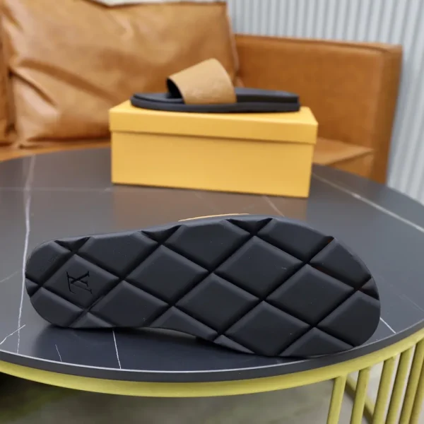 Louis Vuitton Men's Sunbath Flat Mule Slide