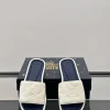 Louis Vuitton Men's White Leather Slide
