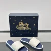 Louis Vuitton Men's White Leather Slide
