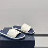 Louis Vuitton Men's White Leather Slide