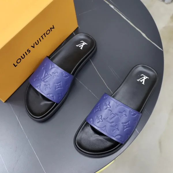 Louis Vuitton Miami Mule Men's Black Slide