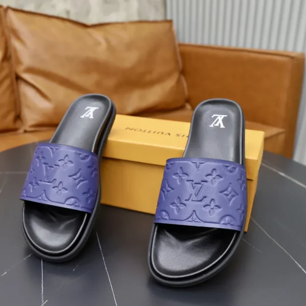 Louis Vuitton Miami Mule Men's Black Slide