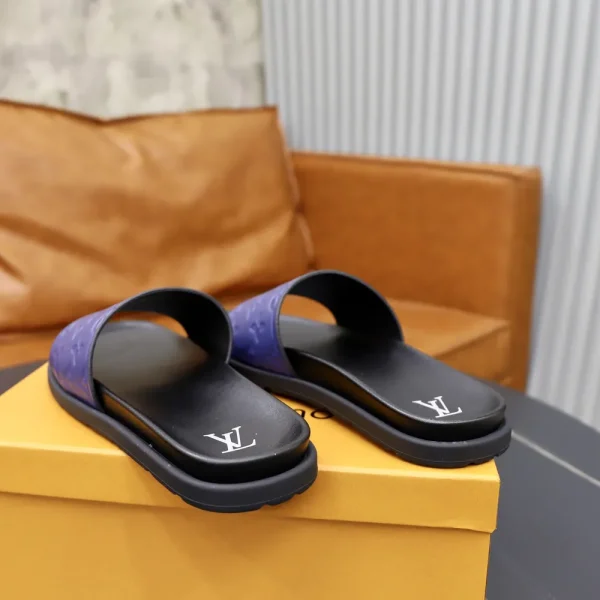 Louis Vuitton Miami Mule Men's Black Slide