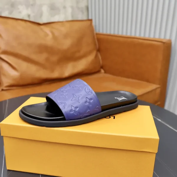 Louis Vuitton Miami Mule Men's Black Slide