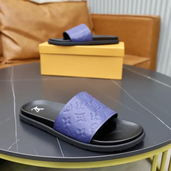 Louis Vuitton Miami Mule Men's Black Slide