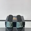 Louis Vuitton Miami Mule Men's Green Canvas Slide
