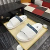 Louis Vuitton Miami Mule Men's White Cowhide Slide