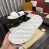 Louis Vuitton Miami Mule Men's White Cowhide Slide