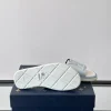 Louis Vuitton Miami Mule Men's White Leather Slide