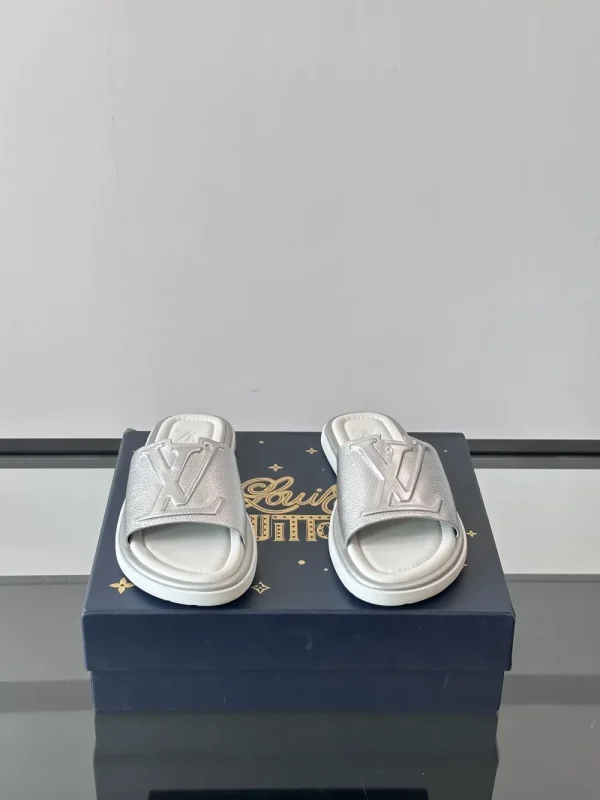 Louis Vuitton Miami Mule Men's White Slide
