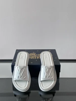 Louis Vuitton Miami Mule Men's White Slide