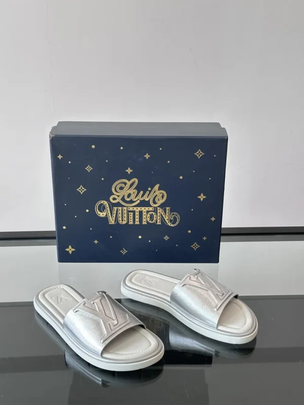 Louis Vuitton Miami Mule Men's White Slide