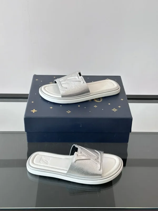 Louis Vuitton Miami Mule Men's White Slide