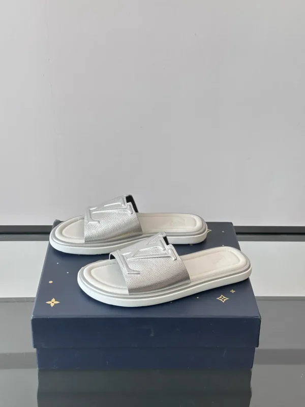 Louis Vuitton Miami Mule Men's White Slide