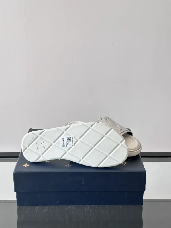 Louis Vuitton Miami Mule Men's White Slide