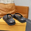 Louis Vuitton Mirabeau Men's Black Leather Sandal