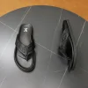 Louis Vuitton Mirabeau Men's Black Leather Sandal