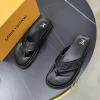 Louis Vuitton Mirabeau Men's Black Leather Sandal