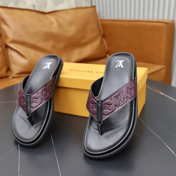 Louis Vuitton Monogram Eclipse Men's Sandals