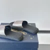 Louis Vuitton Portofino Mule Men's Black Leather Slide