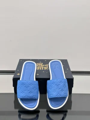 Louis Vuitton Portofino Mule Blue Slide 2026